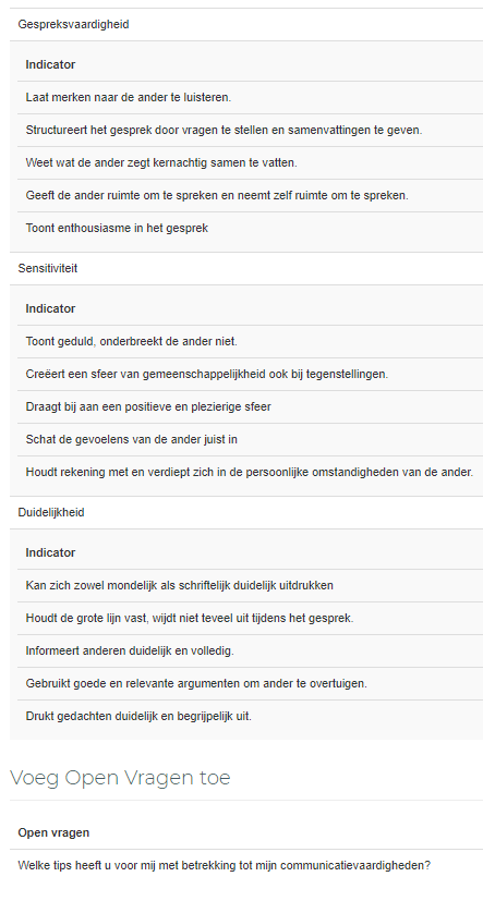 360 graden feedback formulier  Ixly