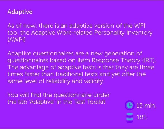 Test | Work-related Personality Inventory